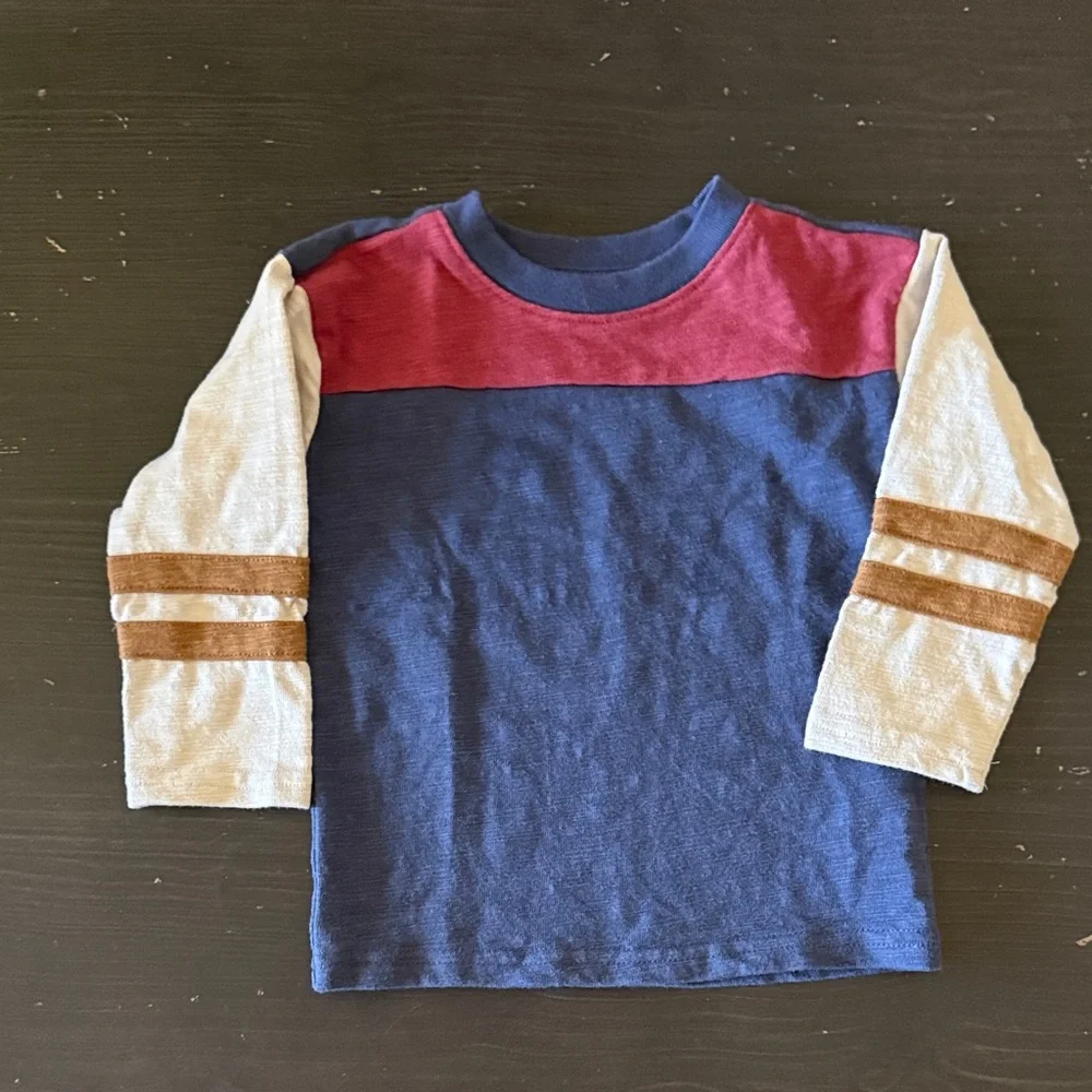 3 Long Sleeve Tees - Multicolor Stripes - Picture 3 of 5